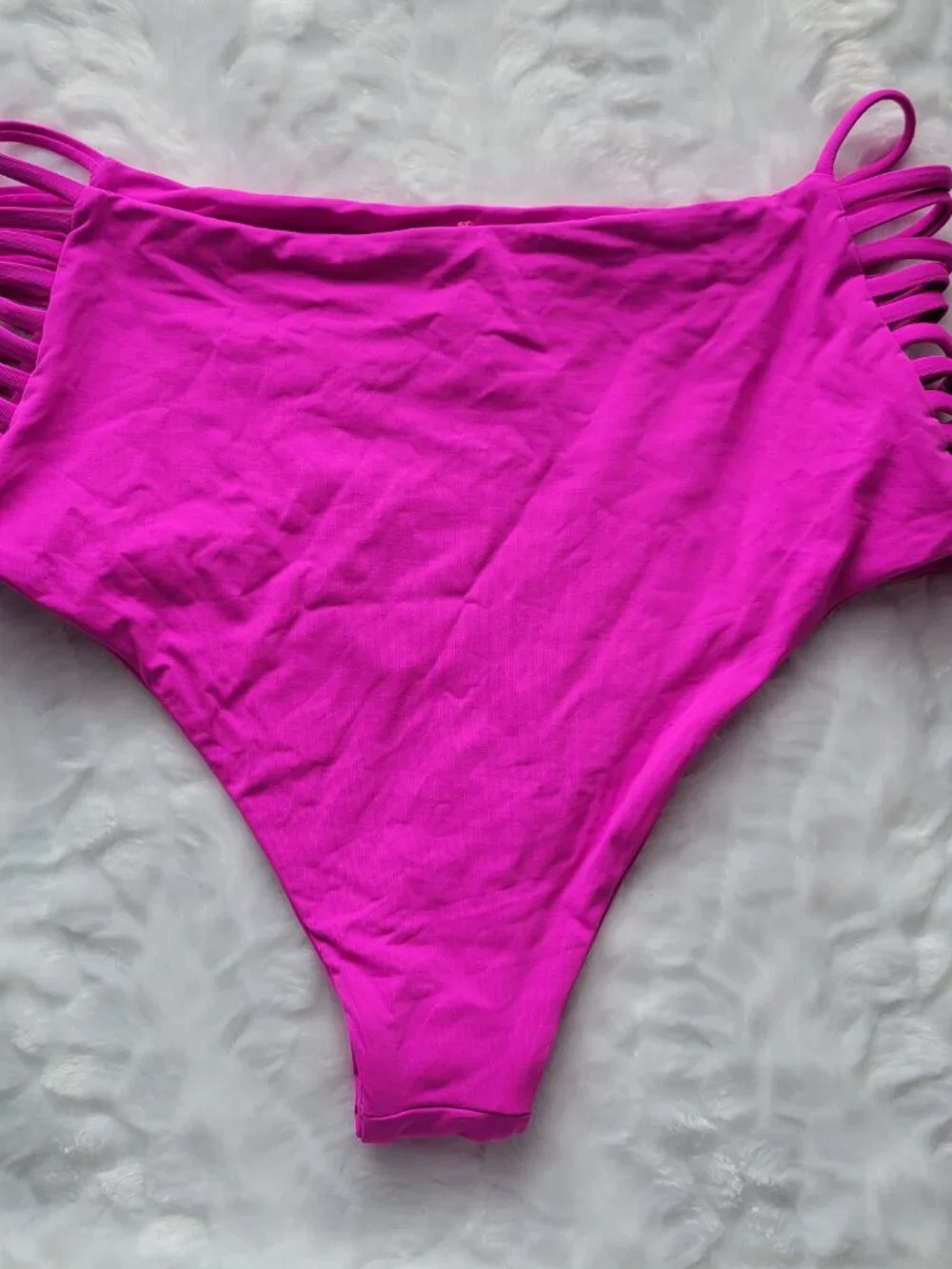L*Space Bikini Bottom Women's Large Pink Harrington Swimwear by Revolve NWOT - Picture 4 of 6